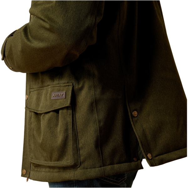 Ariat Homme Rhodium Imperméable Isolé Parka 10052954 - Rosin